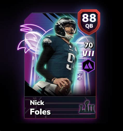 Super Bowl Flashbacks Nick Foles : r/MaddenMobileForums