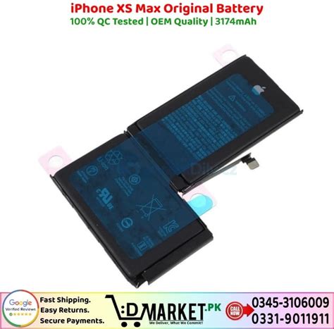 IPhone XS Max Original Battery Price In Pakistan