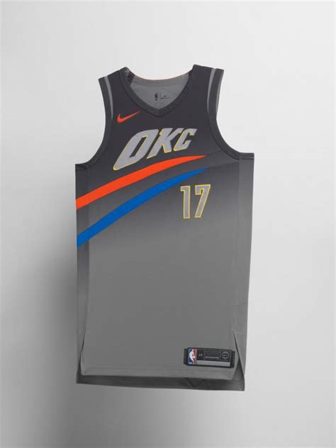 OKC THUNDER 2020-21 NIKE CITY EDITION PLAYER CUSTOM JERSEY THE OFFICIAL ...