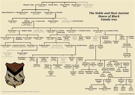 This is my attemp of the family tree of the fictional house of Black ...