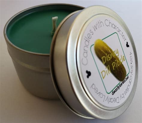 DISNEY DILL PICKLE Disney Scented Candles With Character - Etsy