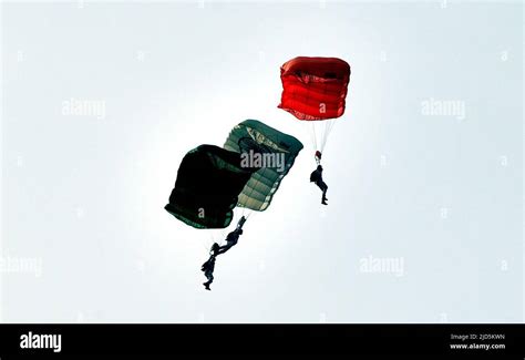 Akash ganga skydiving team hi-res stock photography and images - Alamy