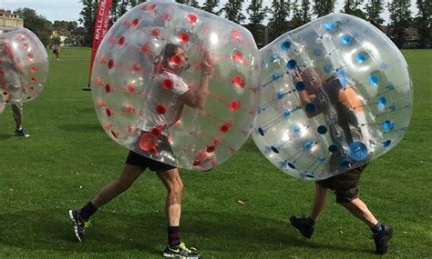 Zorb Football Match for Up to 15 - Krashball - Zorb Football Rentals | Groupon