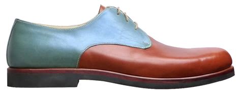 Blue and Brown Derby – ExIT Shoes