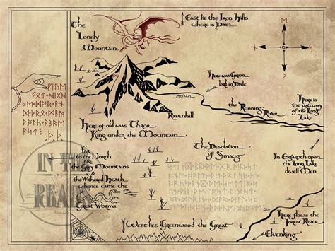 Lonely Mountain Map — In The Reads