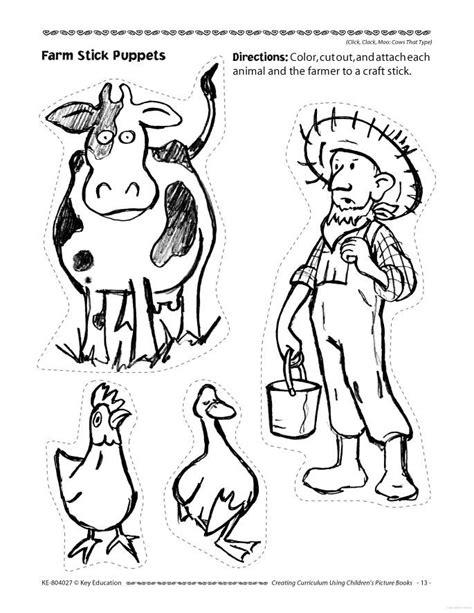 Click Clack Moo Cows That Type Coloring Pages - Coloring Home