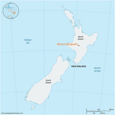 Mount Ruapehu | New Zealand, Map, Eruption, & Height | Britannica