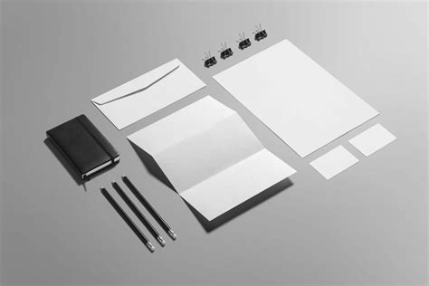 Free Business Stationery Branding Mockup (PSD)