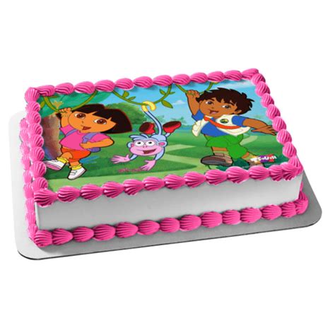 Dora And Boots Cake