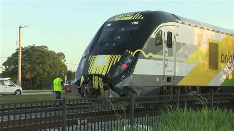 Driver dies after Brightline train crashes into vehicle in Pompano Beach