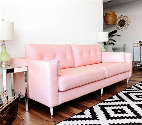 10 Beautiful Sofa Ideas for Your Minimalist Living Room | Pink sofa living room, Sofa makeover ...