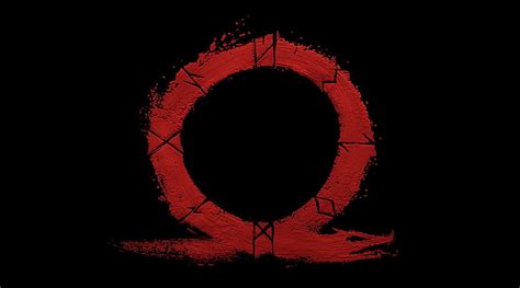 5120x2880px | free download | HD wallpaper: round red and black logo, God, God of War, Kratos ...