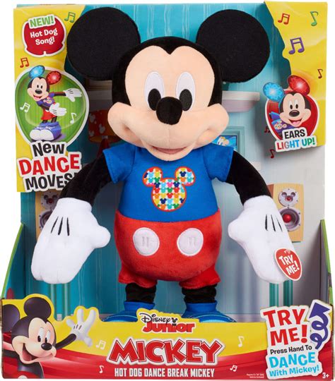 Best Buy: Disney Mickey Mouse Clubhouse Hot Dog Dance Break Mickey Plush Toy 30060