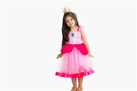 Princess Peach Costume Girls Super Mario Costume Princess - Etsy
