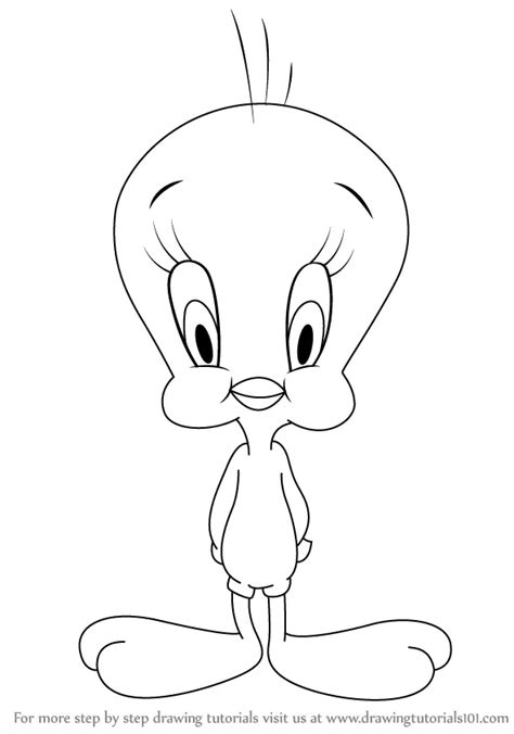 Learn How to Draw Baby Tweety from Baby Looney Tunes (Baby Looney Tunes ...