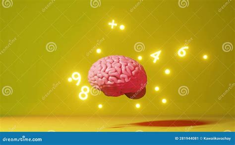 Human Brain Numbers Math Symbols 3d Animation Mathematics Algebra Learning Skills Education ...