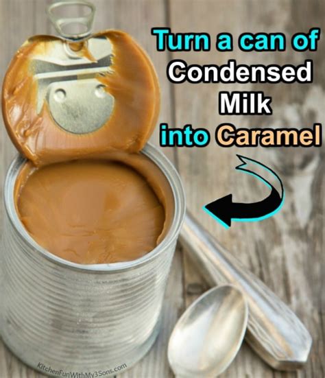 Sweetened Condensed Milk Caramel - Slow Cooker - Kitchen Fun With My 3 Sons