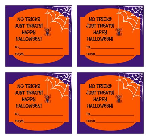 Printable Halloween Candy Grams