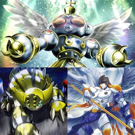 Shakkoumon (Digievolução DNA de Ankylomon e Angemon/Fase Kanzen-tai) | Digimon wallpaper ...