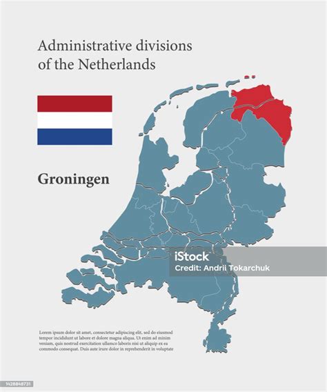 Peta Vektor Belanda Dan Distrik Groningen Ilustrasi Stok - Unduh Gambar Sekarang - Arah - Konsep ...