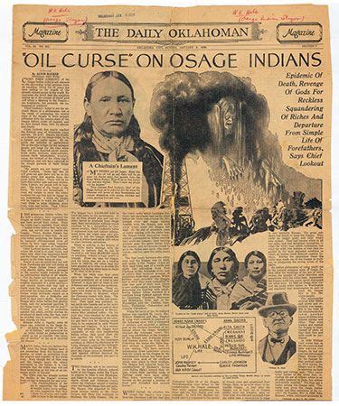 Osage murders | Killers of the Flower Moon, Reign of Terror, FBI, Molly, & in Oklahoma | Britannica