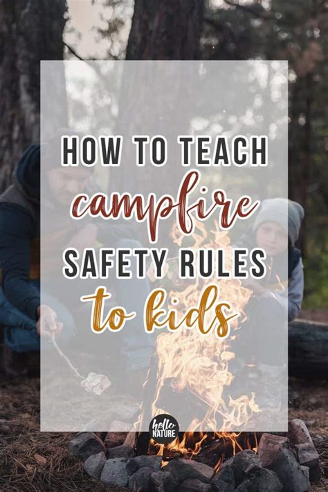 Easy Campfire Safety Rules for Kids and Parents - Bird's Eye Meeple