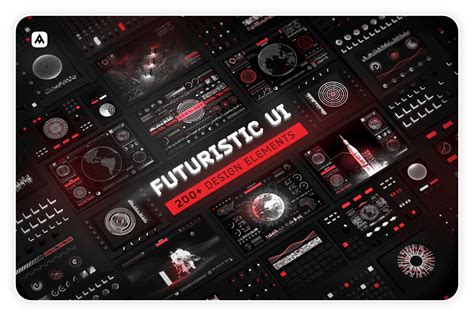 Futuristic UI Kit – 200 design elements - FilterGrade