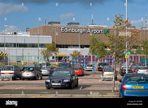 BAA Edinburgh Airport Flight Departures Building Stock Photo - Alamy