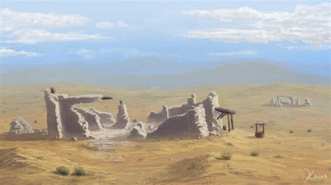 ArtStation - Desert Ruins