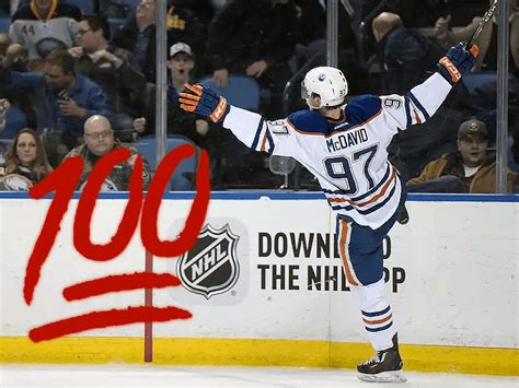 McDavid reaches 100 points