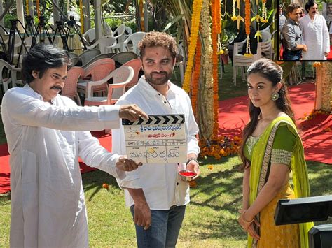 Pawan Kalyan launches Vishwak Sen and Aishwarya Arjun film