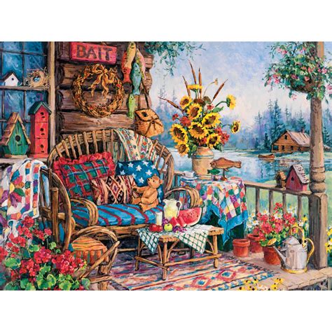 The Lodge 500 Piece Jigsaw Puzzle | Bits and Pieces