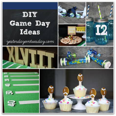 DIY Game Day Ideas | Yesterday On Tuesday