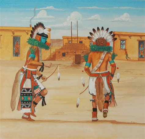 Fine Art | Native American Paintings | Native American Artwork | Hopi Pueblo | Raymond Naha ...