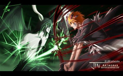 Ulquiorra vs. Ichigo by Jinbae on DeviantArt