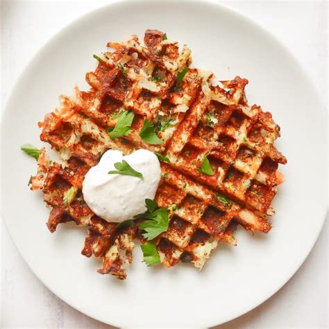 Cheesy cauliflower waffles | Healthy Recipes | WW Canada