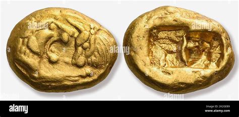 Lydian gold coins hi-res stock photography and images - Alamy