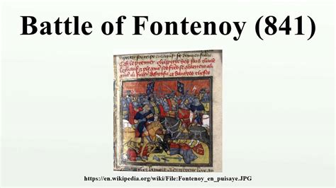 Battle of Fontenoy (841) - YouTube