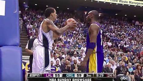 Kobe Wasn't In Front Of Matt Barnes In The 'Don't Flinch' Moment