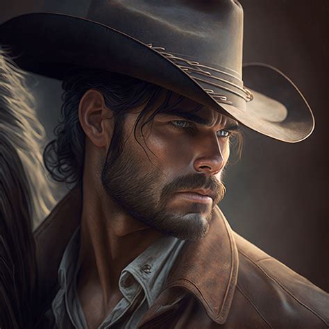 Download Cowboy, Man, Portrait. Royalty-Free Stock Illustration Image - Pixabay