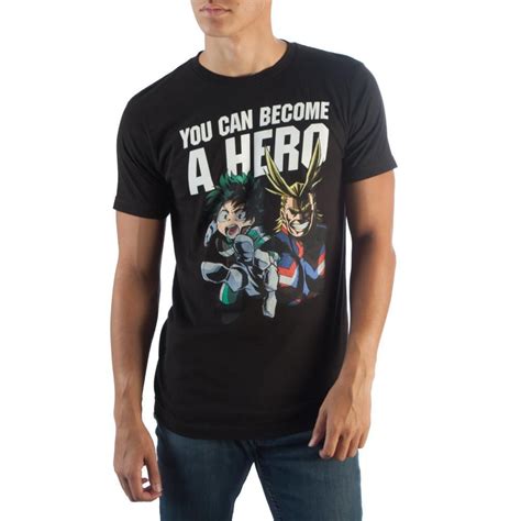 My Hero Academia Become A Hero T-Shirt in 2021 | Hero tshirt, Shirts ...