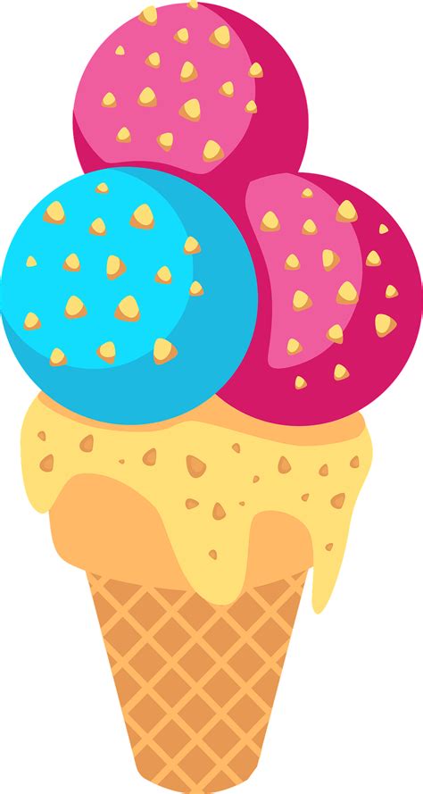 Ice Cream Clipart, Kawaii ice cream, popsicles, summer clipart By - Clip Art Library