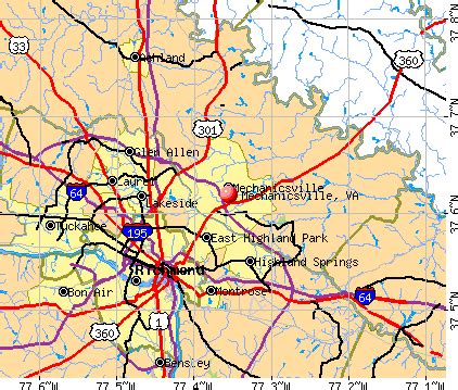 Mechanicsville, Virginia (VA 23111, 23116) profile: population, maps, real estate, averages ...