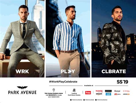 Park Avenue Clothing Work Play Celebrate Ad - Advert Gallery