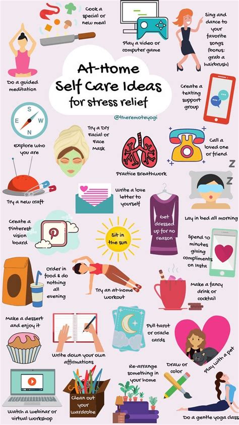 Self Care Ideas At Home Stress Relief | Good Info Net