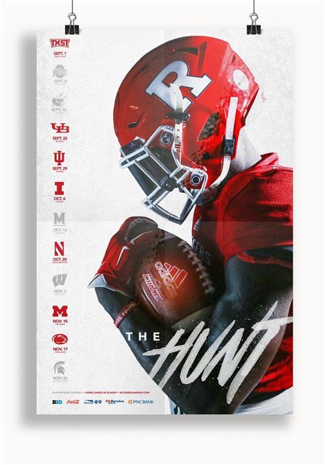 Rutgers | Sports graphic design, Sport poster design, Sports design ...