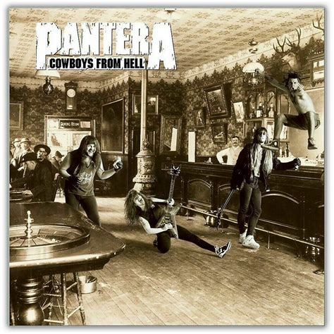 PANTERA - COWBOYS FROM HELL Album Cover POSTER 24 X 24 Inches Looks great! - Art Posters