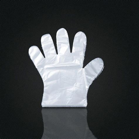 MUCIAKIE 100pcs Eco friendly Disposable Gloves One off Plastic Gloves ...