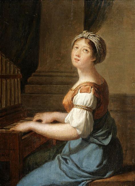 Saint Cecilia Painting by Nicolas-Andre Monsiau - Pixels