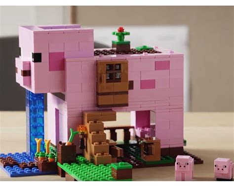 LEGO Set 21170-1 The Pig House (2021 Minecraft) | Rebrickable - Build ...